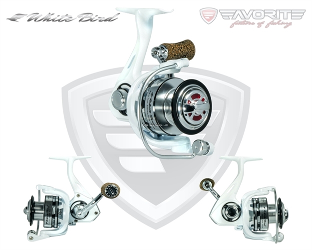 Picture of Favorite Pbf White Bird Spinning Reel  5 + 1 Bb, 5.2:1 Gear Ratio SZ 2000