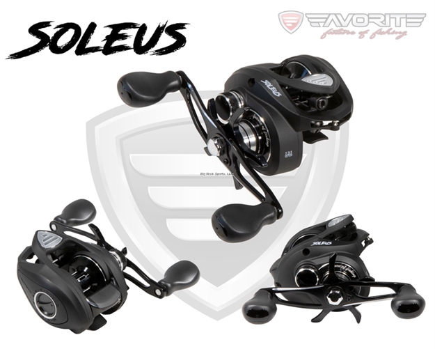 Picture of Favorite Soleus Casting Reel, Black (Right) 6.3:1