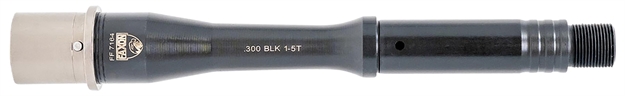 Picture of Faxon Firearms 15B35p7ngq5rnp3 Match Series Gunner 300 Blackout 7.50" Threaded Black Qpq Stainless Steel, Fits Ar15 FX8608