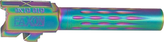 Picture of Faxon Firearms Fits Glock 19 Barrel 9Mm Flame Fluted Non Threaded Cham GB910N19LGQ-N-NCR 816341023574