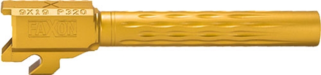 Picture of Faxon Firearms Sig P320 Fullsize 9Mm Fluted Non-Threaded Tin Pvd