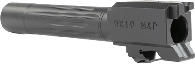 Picture of Faxon Firearms S&W M&P 2.0 Compact 9Mm Flame Flute Non-Threaded Blk