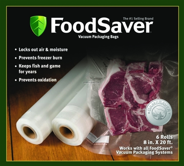 Picture of Foodsaver 8" Rolls 20' Long 6Pk