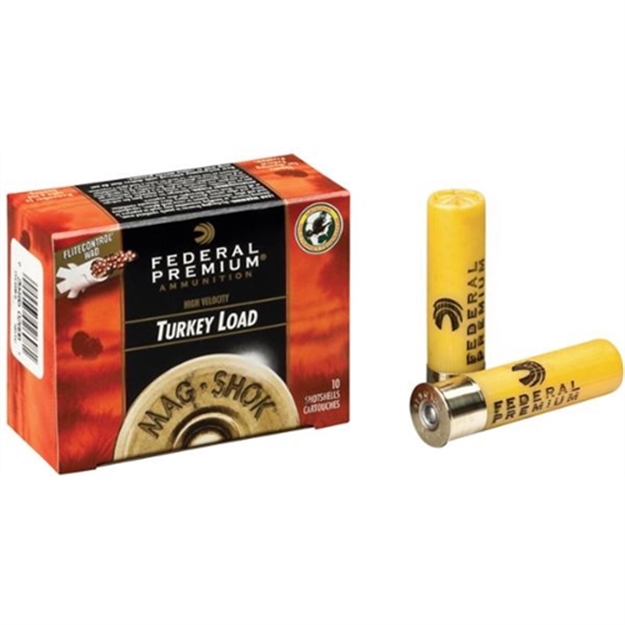 Picture of Federal Mag-Shok Lead High-Velocity Flitecontrol Turkey Shotshell 20 Ga, 3 In, No. 6, 1-5/16 Oz, 3.08 DR