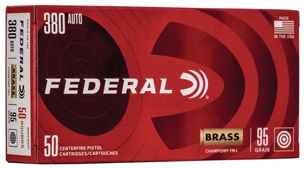 Picture of Fed 380Acp 95Gr Fmj 50Rd/Box