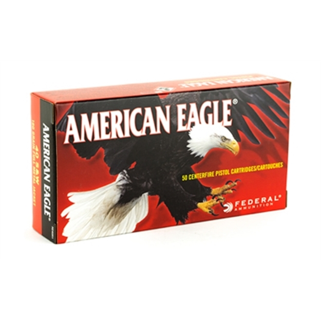 Picture of Federal Ae40r1 American Eagle Handgun 40S&W 180Gr Full Metal Jacket 50 Per Box/20 Case 029465092542