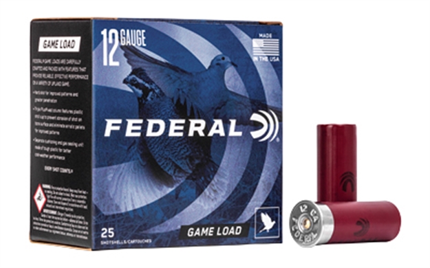 Picture of Federal Game-Shok Upland - Game Shotshell 12 Ga, 2-3/4 In, No. 6, 1Oz, 3-1/4 Dr, 1290 Fps, 25 Rnd Per Box H121 6 029465025663