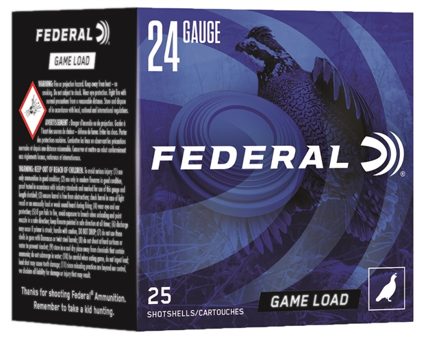 Picture of Fed Game-Shok Heavy Field Shotshells 24 Ga, 2-1/2", 11/16Oz, #8, 1280 Fps, 25 Rnd Box N1248 604544669633