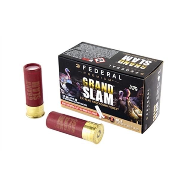 Picture of Federal Grandslam Turkey Shotshell W/ Flight Control Flex Wad 12 GA 2 3/4" Max. 1 1/2Oz 5 10 Rnd Per Box PFCX156F 5 604544628098