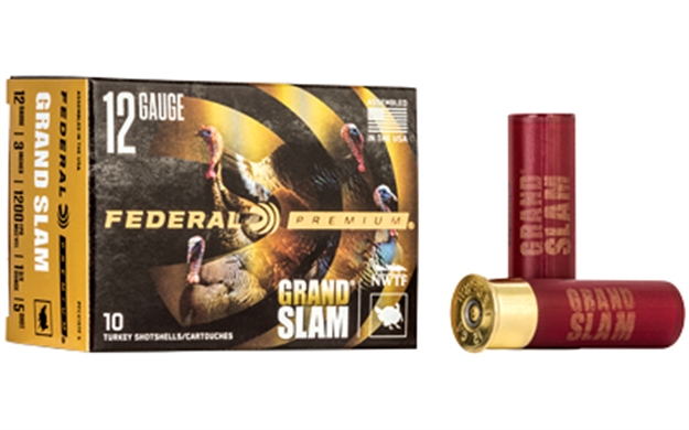 Picture of Federal Grandslam Turkey Shotshell W/ Flight Control Flex Wad 12 GA 3" 4De 1-3/4"Oz 5 10 Rnd Per Box PFCX157F 5