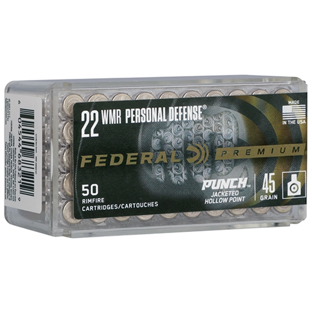 Picture of Fed Personal Defense 22Mag Punch 45Gr 50/60 PD22WMR1 604544683219