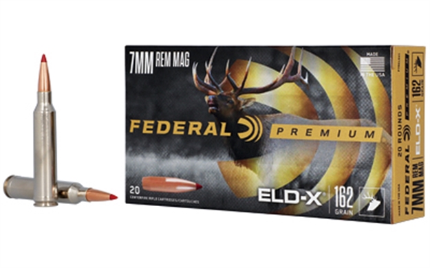Picture of  Federal P7reldx1 Premium Eld-X 7Mmremmag 162Gr 20 Per Box/10 Case 604544689860