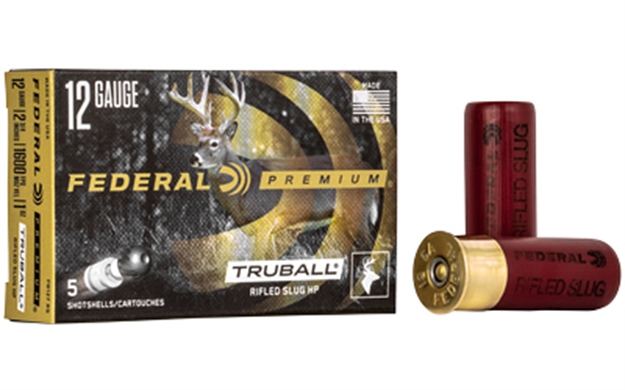 Picture of Federal Pb127rs Premium Vital-Shok Truball 12Gauge 2.75" 1Oz Rifledslug Shot 5 Per Box/50 Case PB127 RS 029465025267