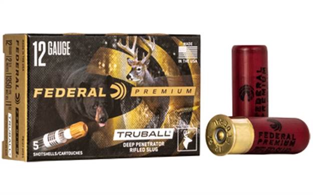 Picture of Federal Pb127dprs Premium Vital-Shok Truball Deep Penetrator 12Gauge 2.75" 1Oz Rifledslug Shot 5 Per Box/50 Case PB127 DPRS