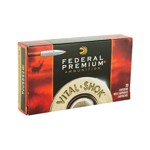 Picture of Federal Premium Vital-Shok Rifle Ammo 7Mm-08 Rem, Trophy Bonded Tip, 140 Grains, 2800 Fps, 20, Boxed 029465060459