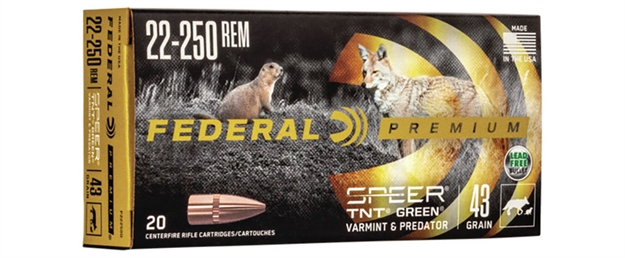 Picture of Fed Prm Vshok 22-250 43Gr Tnt Grn 20