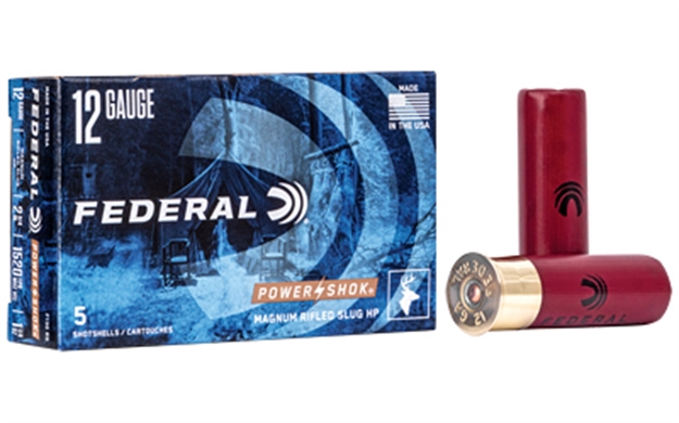 Picture of Federal F130rs Power-Shok  12Gauge 2.75" 1 1/4Oz Rifled Slugshot 5 Per Box/50 Case F130 RS 029465009946