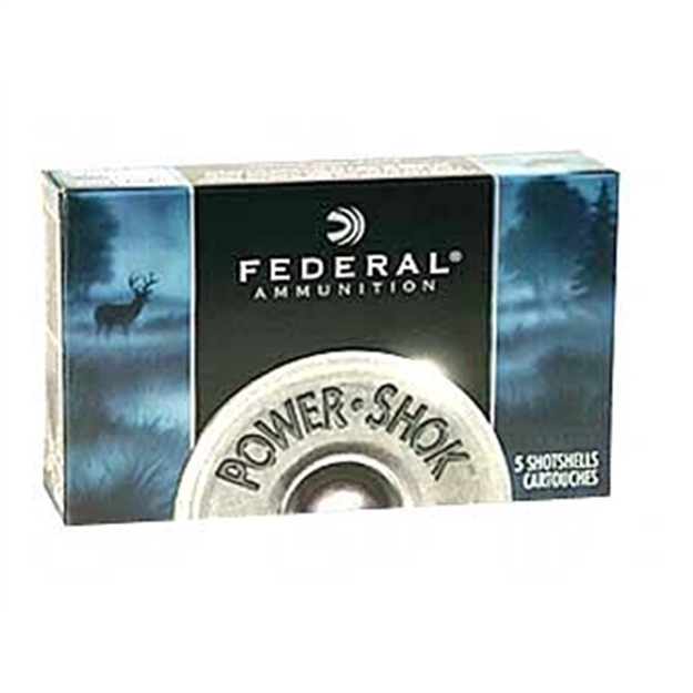 Picture of Federal F127rs Power-Shok Shotshell 12Gauge 2.75" 1Oz Rifledslug Shot 5 Per Box/50 Case F127 RS