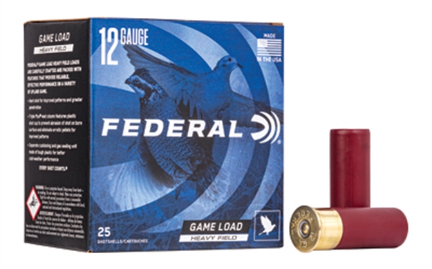 Picture of Federal Game-Shok Upland - Heavy Field Shotshell 12 Ga, 2-3/4 In, No. 8, 1-1/8Oz, 3.22 Dr, 1255 Fps H123 8 029465002084