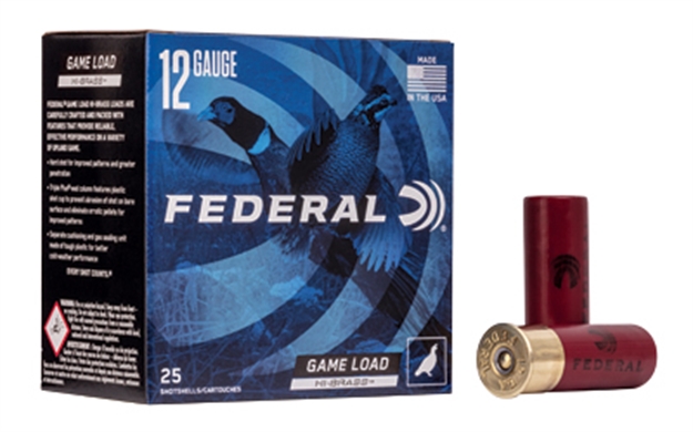 Picture of Federal Game-Shok Upland - Hi-Brass Shotshell 12 Ga, 2-3/4 In, No. 6, 1-1/4Oz, 3.69 Dr, 1330 Fps, 25 Rnd Per Box H126 6