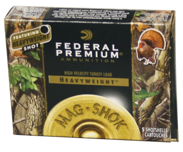 Picture of Federal Mag-Shok Heavyweight Turkey Shotshell 12 Ga, 3 In, No. 7, 1-5/8 Oz, 4.06 Dr, 1300 Fps, 5 Rnd Per Box