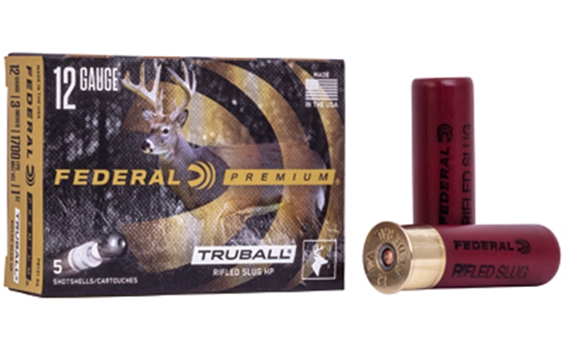 Picture of Federal Pb131rs Premium Vital-Shok Truball 12Gauge 3" 1Oz Rifledslug Shot 5 Per Box/50 Case PB131 RS 029465029807