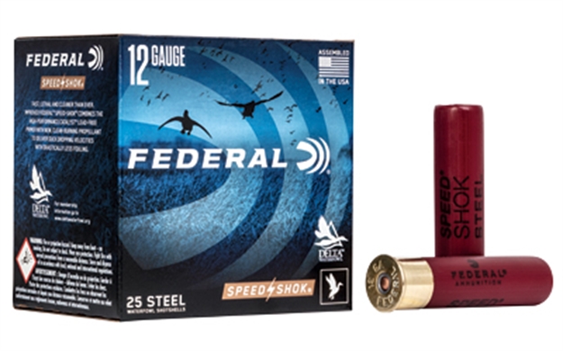 Picture of Federal Speed-Shok Waterfowl Shotshell 12 Ga, 3-1/2 In, No. 4, 1-3/8Oz, 4.94 Dr, 1550 Fps, 25 Rnd Per Box WF133 4