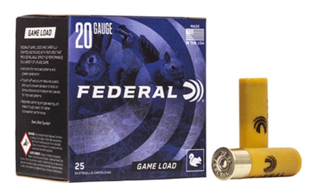 Picture of Federal Game-Shok Upland - Game Shotshell 20 Ga, 2-3/4 In, No. 6, 7/8Oz, 2.38 Dr, 1210 Fps, 25 Rnd Per Box H200 6 029465072667