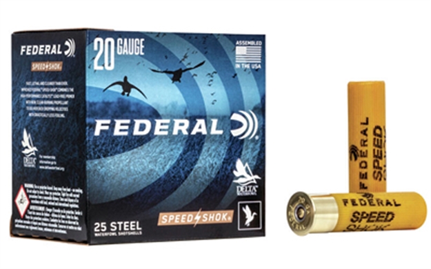 Picture of Federal Speed Shok Waterfowl Shotshell 20 GA 3" 7/8Oz 4 25 Rnd Per Box WF209 4 604544628272