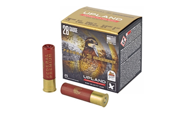 Picture of Federal P2838 Premium Wing-Shok High Velocity 28 Gauge 2.75" 3/4 OZ 8 Shot 25 Per Box/ 10 Case P283 8 029465007683