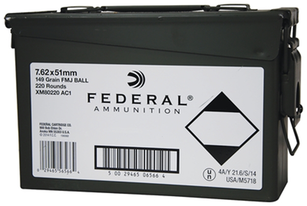 Picture of Federal Ammo 7.62X51 Nato 149Gr Xm80 220/Can