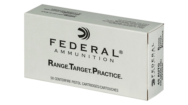 Picture of  Federal Rtp45230 Range & Target  45Acp 230Gr Full Metal Jacket 50 Per Box/20 Case 029465064730
