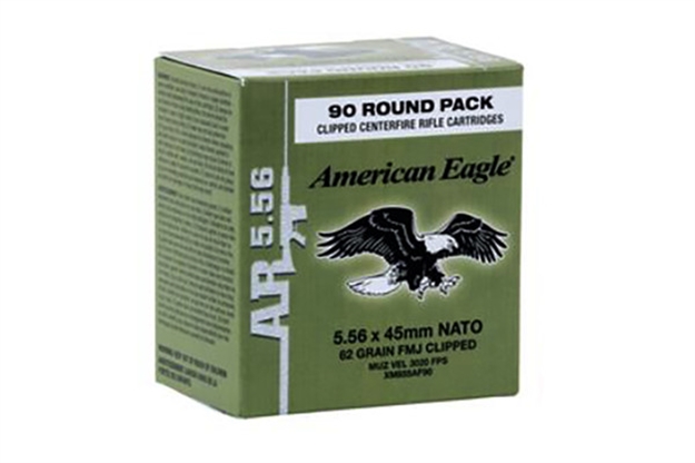 Picture of Federal 5.56 62Gr Fmj 90Rd Clipped