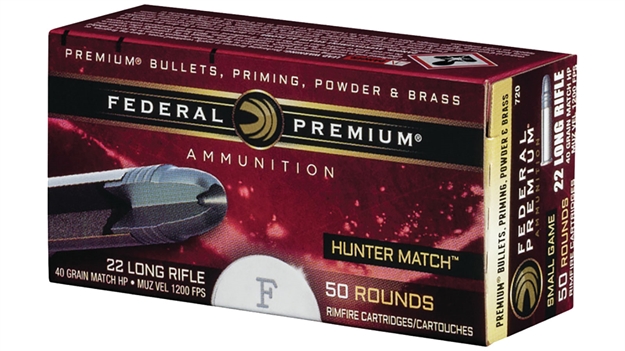 Picture of Federal 22Lr 40Gr HP 50Rd