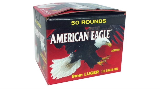 Picture of Federal 9Mm 115Gr Fmj AE