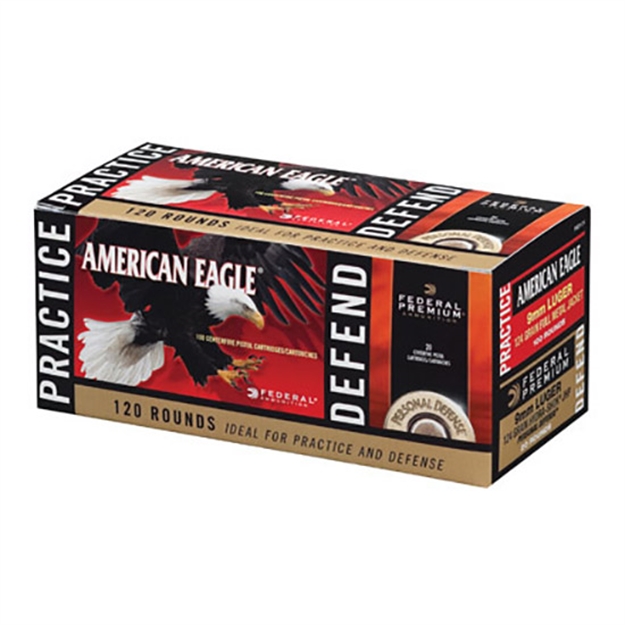 Picture of Federal 9Mm 124Gr Combo (20) Hydra Shok (100) AE Fmj