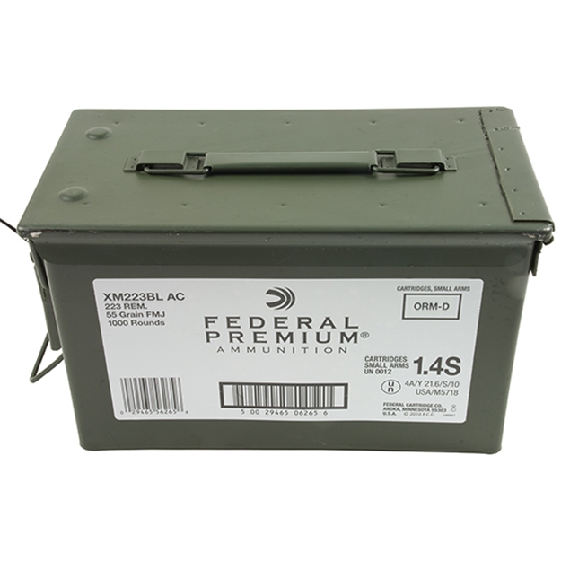 Picture of Federal American Eagle 223Rem 55Gr Fmj 1000/Can