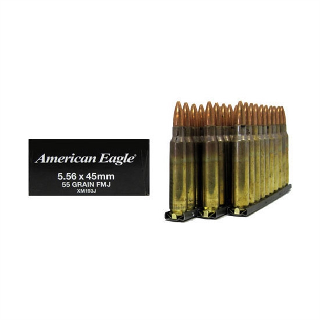 Picture of Federal Ammo 5.56 Nato 55Gr Fmjbt 30/Bx (10Rd Stripper Clips)