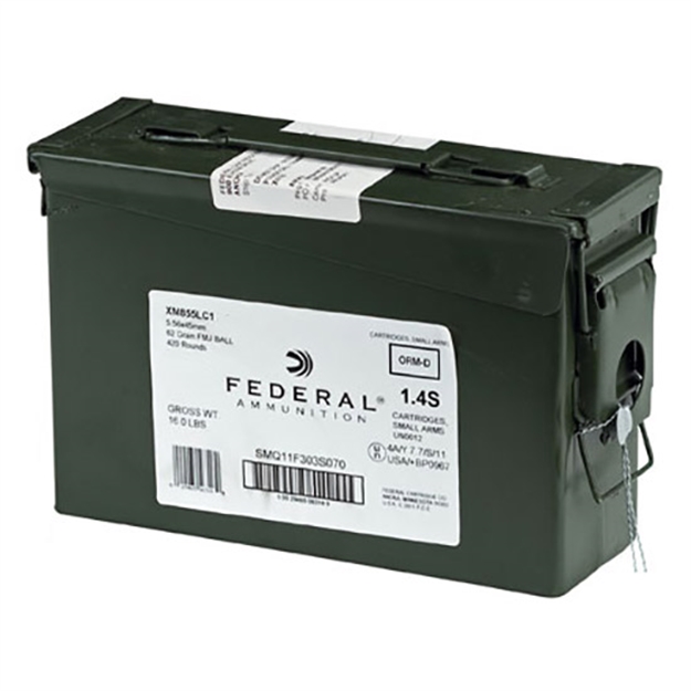 Picture of Federal American Eagle 5.56 62Gr Fmj BT 420/Can