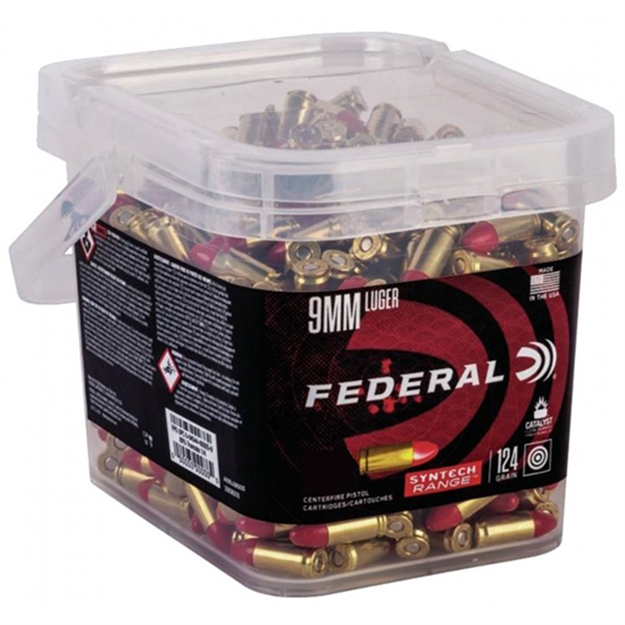 Picture of Federal American Eagle 9Mm 124Gr Tsj 250Rd Bucket