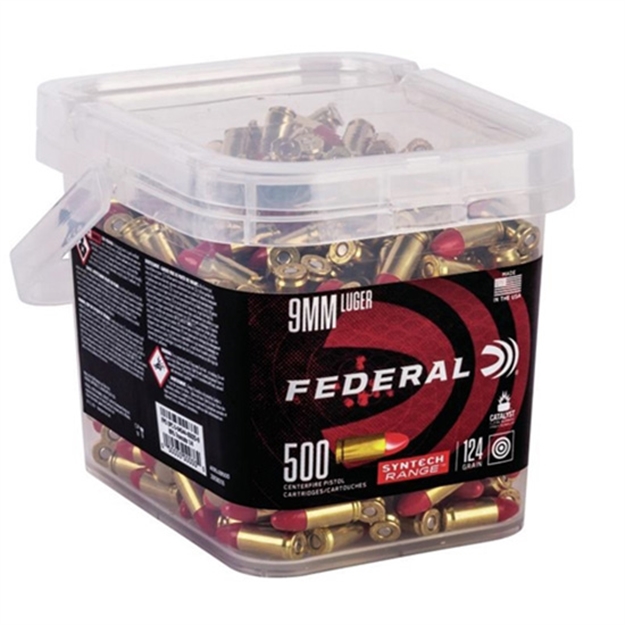 Picture of Federal American Eagle 9Mm 124Gr Tsj 500Rd Bucket
