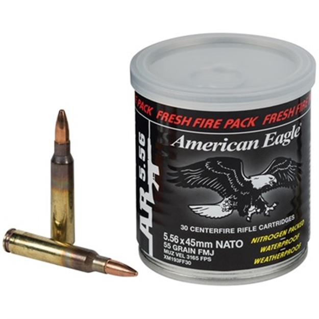 Picture of Federal American Eagle Fresh Fire Pack 5.56 55Gr Fmj 30Rd