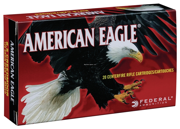 Picture of Federal American Eagle Rifle Ammunition, 6.5 Creedmoor, 120 Grain, Open Tip Match, 100 Round Ammo Can