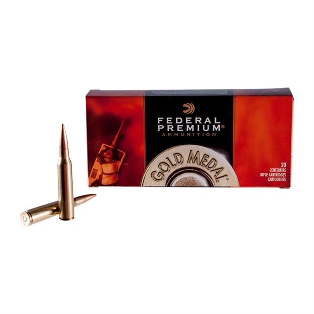 Picture of  Federal Gm338lm Premium Gold Medal 338Lapuamag 250Gr Sierra Matchking Bthp 20 Per Box/10 Case 029465061128