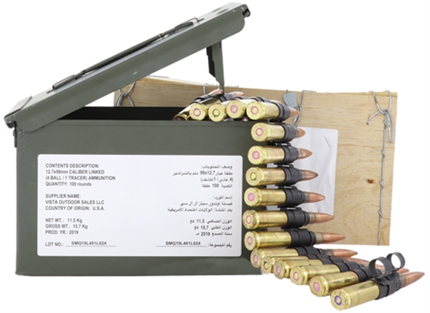 Picture of Federal 50 Bmg M33 Ball M17 100Rd 2Bx/Cs Tracer 4:1 Linked ZSAMA557MOI