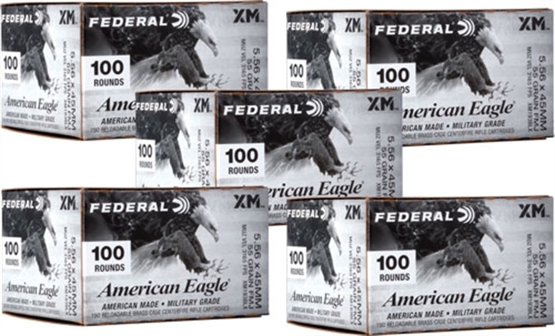 Picture of Federal Ammo AE 5.56X45 Case Lot 55Gr. Fmj-Bt 500-Pack