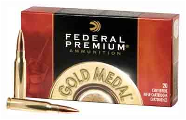 Picture of Federal Ammo Gold Medal 6.5X55 Swe 93Gr. Sierra Matchking 20-Pk