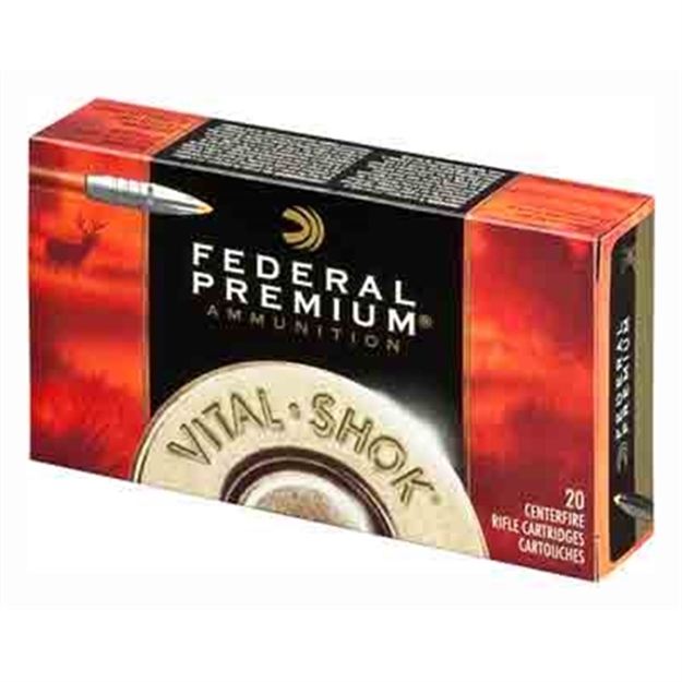 Picture of Federal Premium Vital-Shok Rifle Ammo 300 Wsm, Trophy Bonded Tip, 180 Grains, 2960 Fps, 20, Boxed 029465099480 -