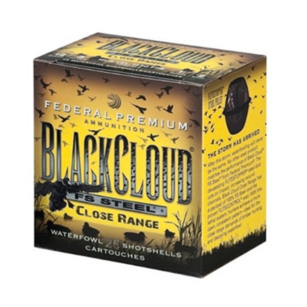 Picture of Federal Black Cloud Close Range 12Ga 3" 1-1/4Oz #4 25/Bx