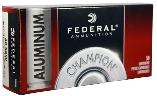 Picture of Federal Cal40180 Champion Training 40 S&W 180 GR Full Metal Jacket (Fmj) 50 Bx/ 20 CS
